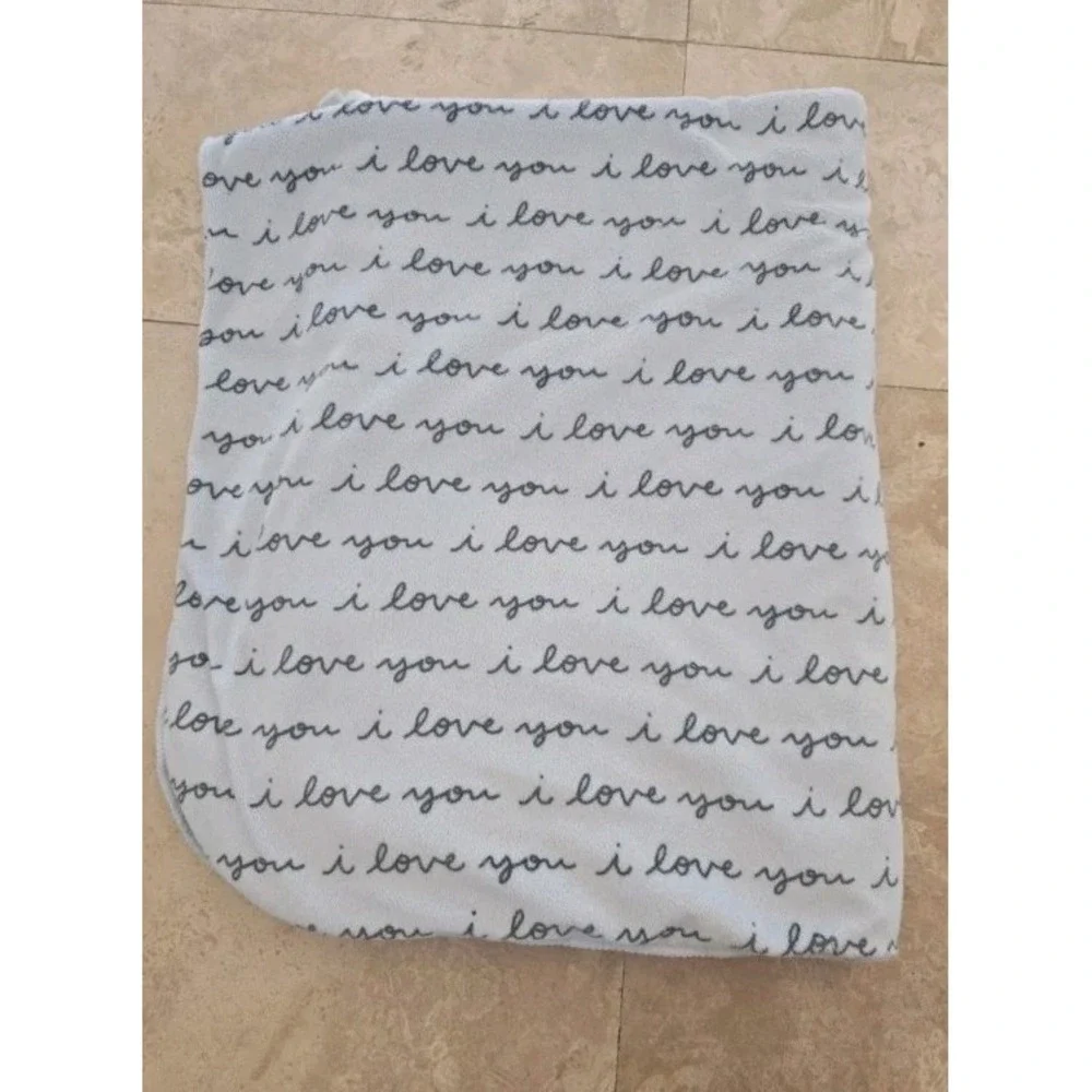 Cloud Island Target I Love You Baby Blanket Sherpa Security 30 X 40